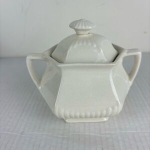 Vintage Ironstone-Adams-Empress-sugar bowl with lid